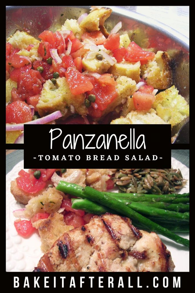 Panzanella Tomato Bread Salad Pin