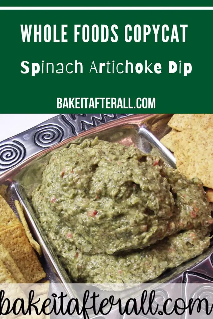 whole foods copycat spinach artichoke dip