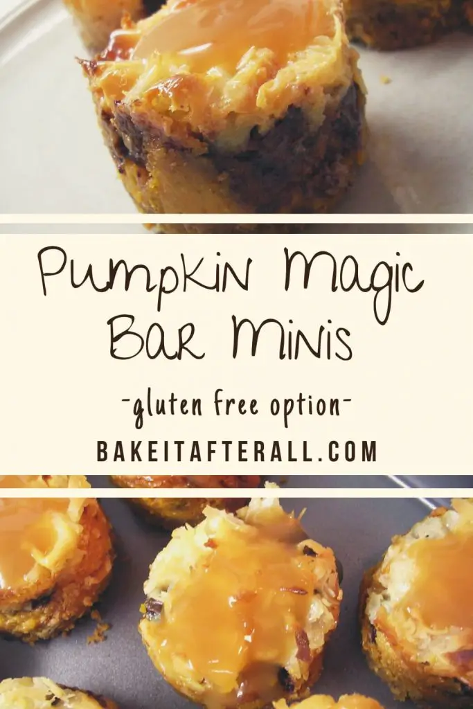 pumpkin spice magic bar minis