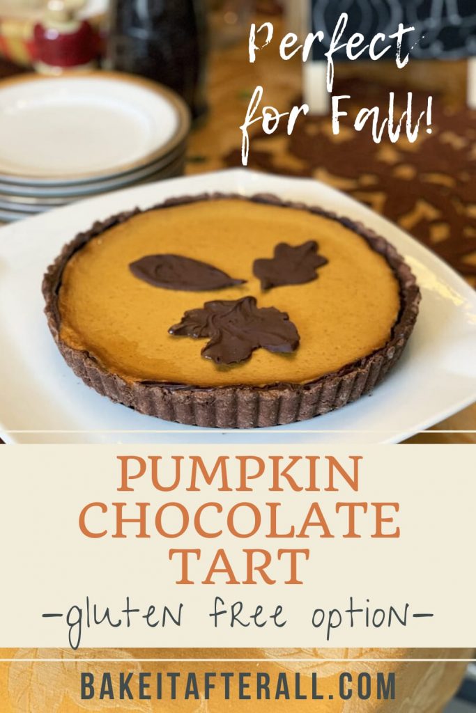 pumpkin chocolate tart
