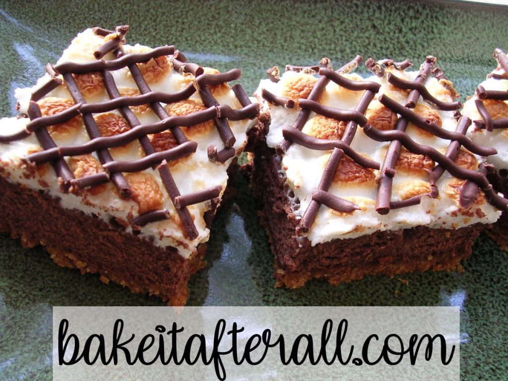 s'mores cheesecake bars