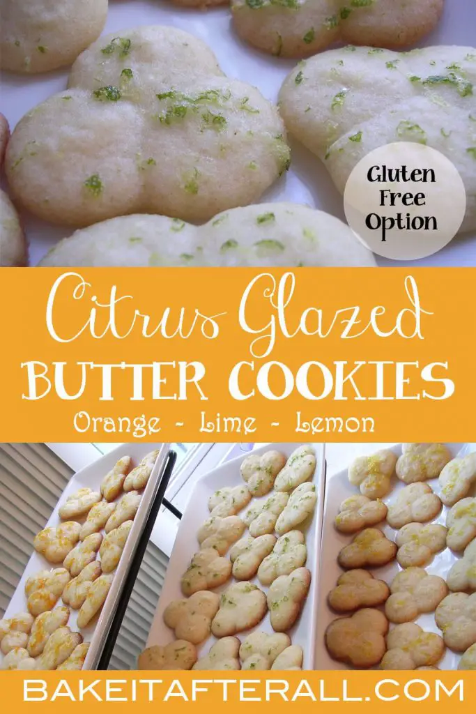 Citrus Glazed Butter Cookies PIN