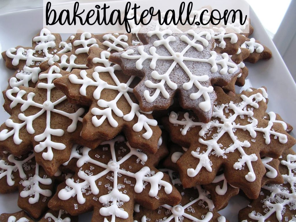 Snowflake Gingerbread Cookies