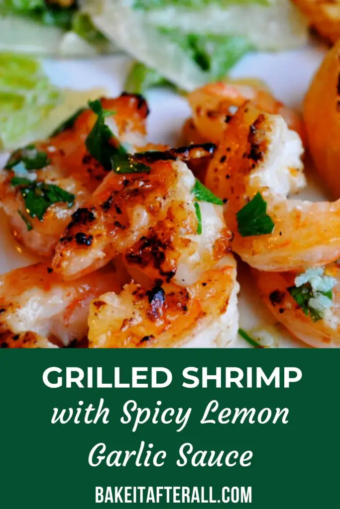 grilled shrimp with spicy lemon garlic sauce