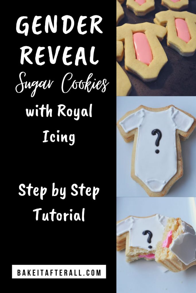 Gender Reveal Sugar Cookies Pin