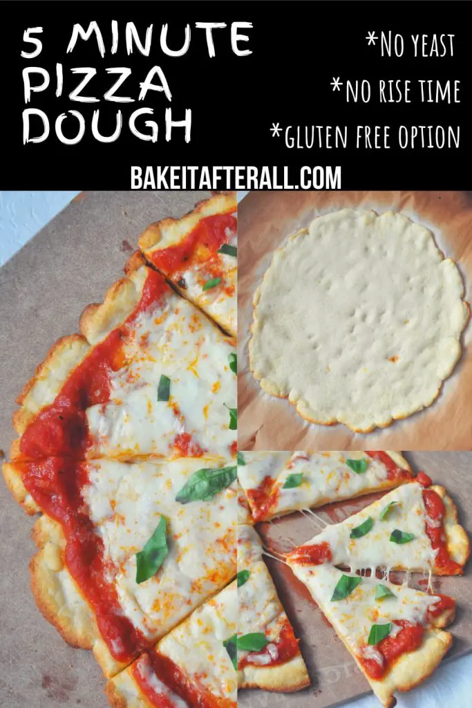 quick homemade no yeast pizza dough
