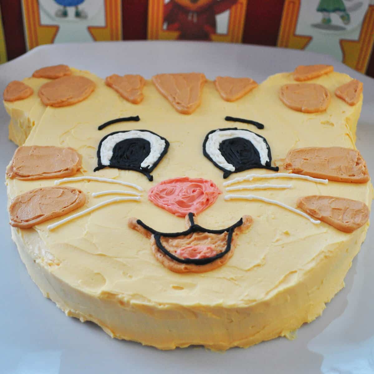 Daniel Tiger Cake and Birthday Party - You're Gonna Bake It After All