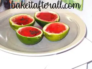 Watermelon Jello Jiggler Snacks