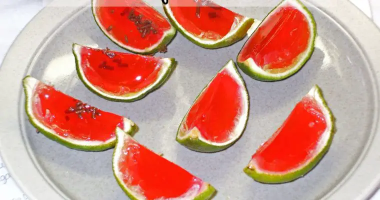 Watermelon Jello Slices