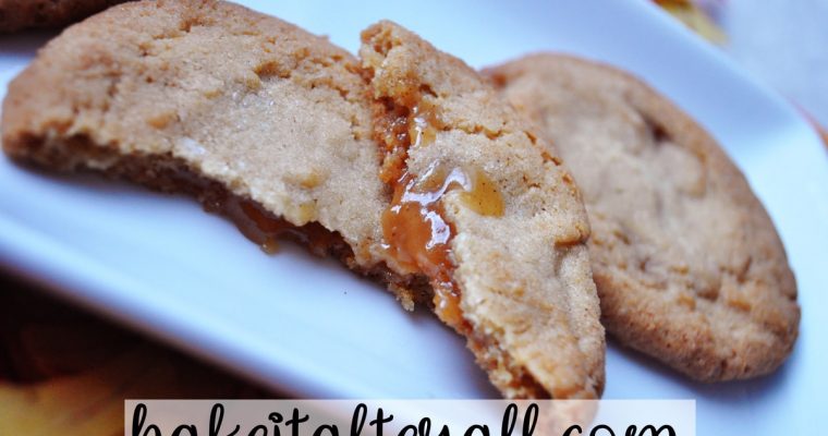 Browned Butter Cookies with Apple Cider Caramel Filling