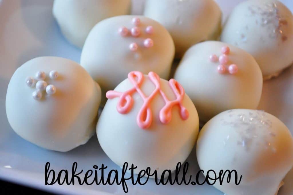 Bridal Shower Cake Truffles