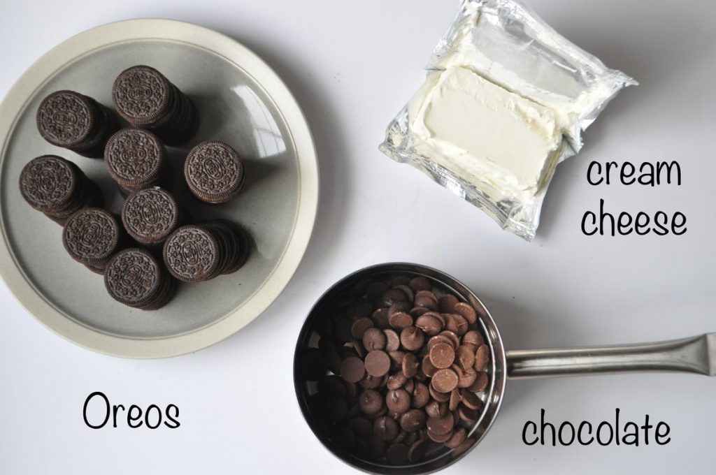 Oreo Truffle ingredients