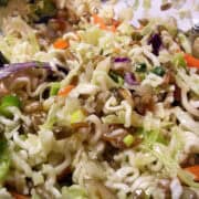 a bowl of Chinese slaw