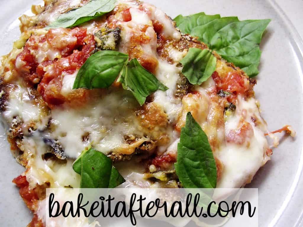 Lighter Quicker Eggplant Parmesan