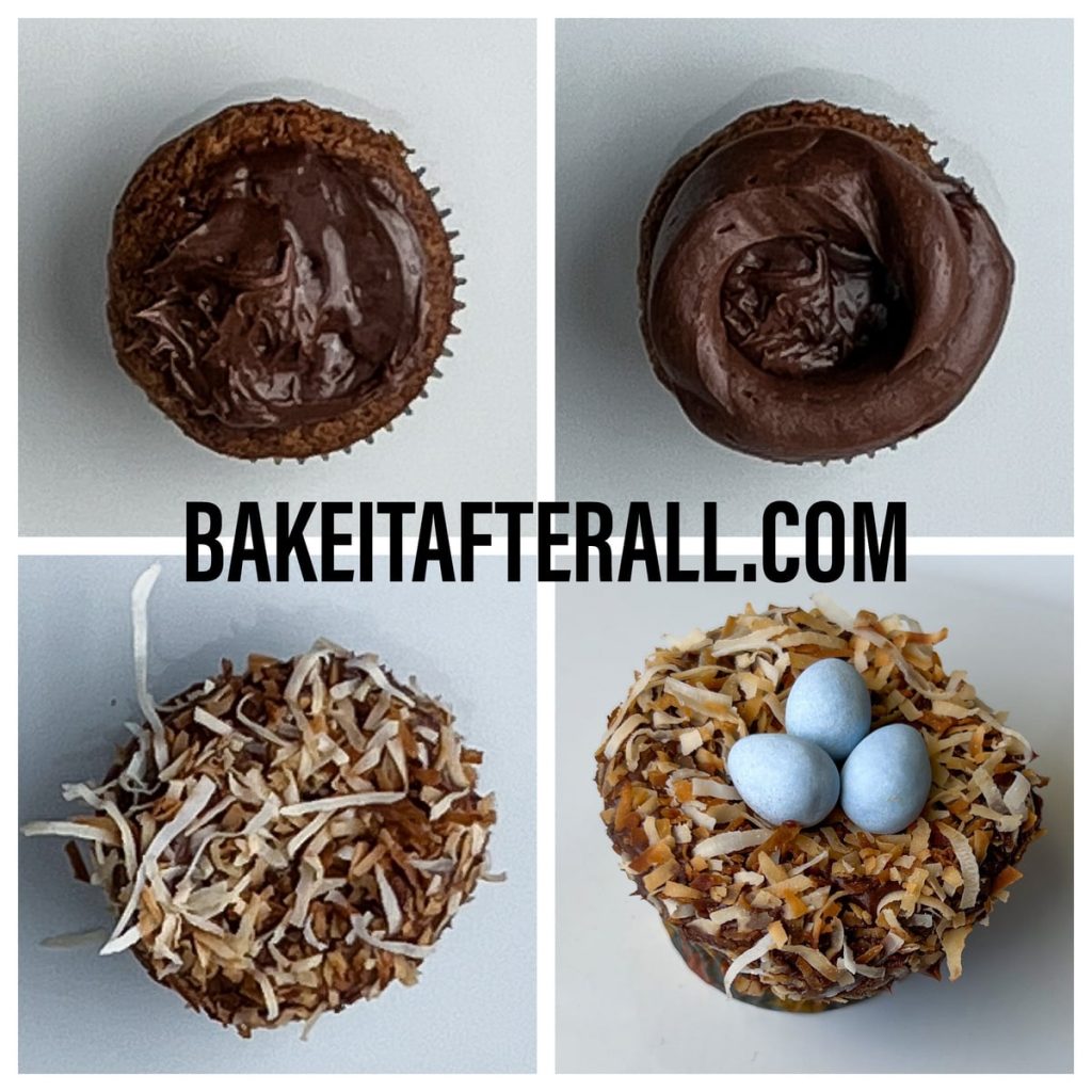 Bluebird Nest Cupcakes