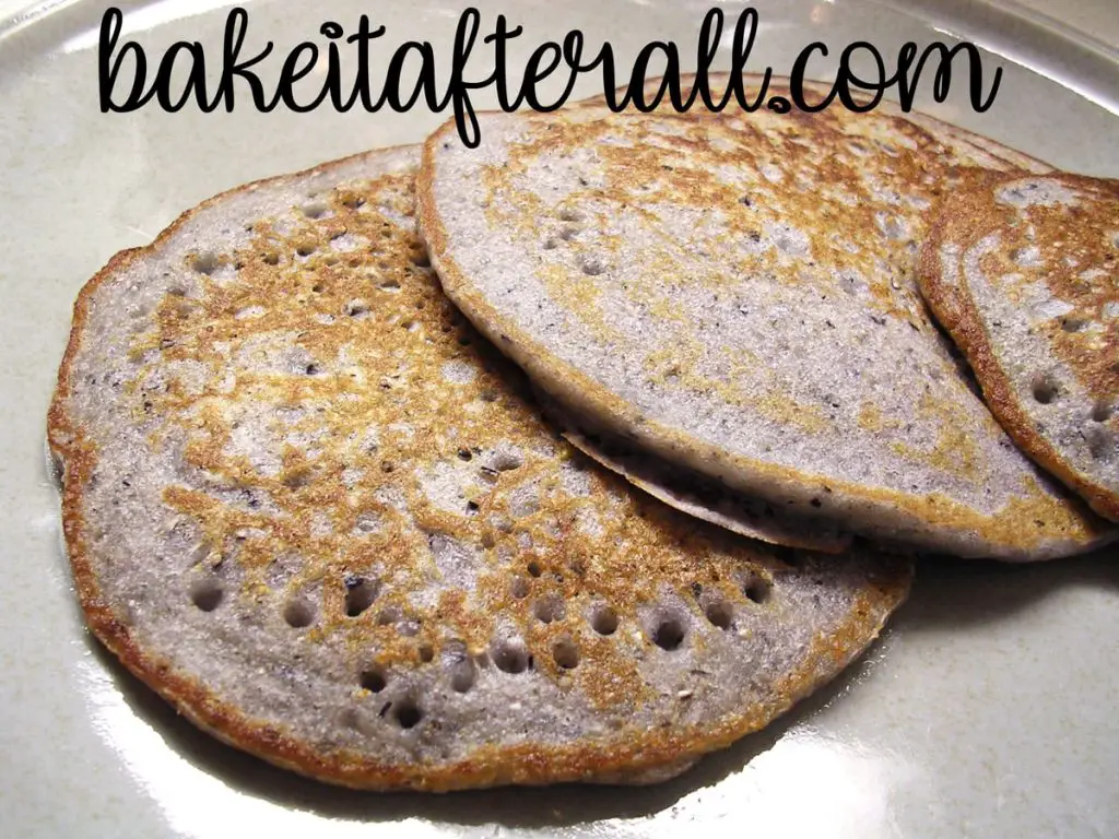 Blue Cornmeal Pancakes