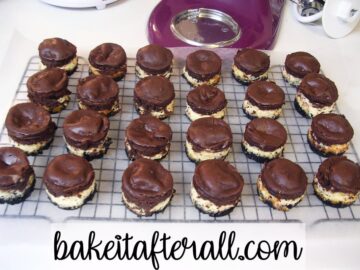 Bailey's Irish Cream Cheesecakes mini