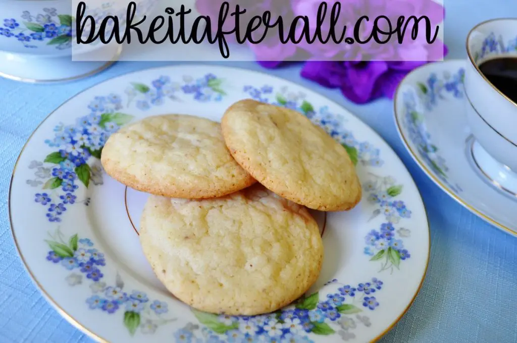 Browned Butter Sugar Cookies on a plate