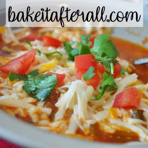 simplified chicken tortilla soup