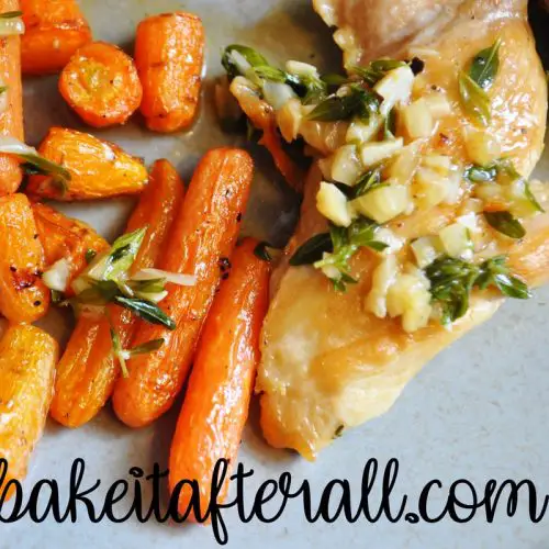 Garlic Braised Chicken Thighs with Carrots