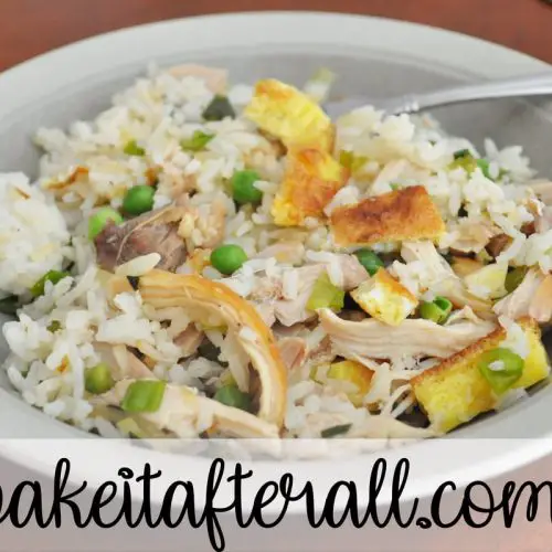 soy free chicken fried rice