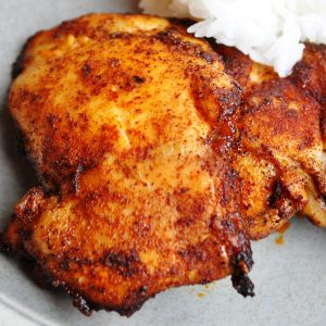 Spicy Honey Brushed Chicken Thighs MSPI