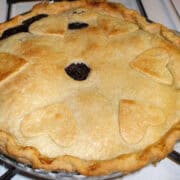 a mixed berry pie