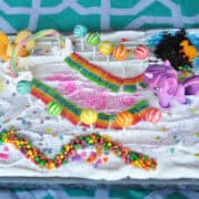 Rainbow Unicorn Ice Cream Cake My Little Pony in a cake pan