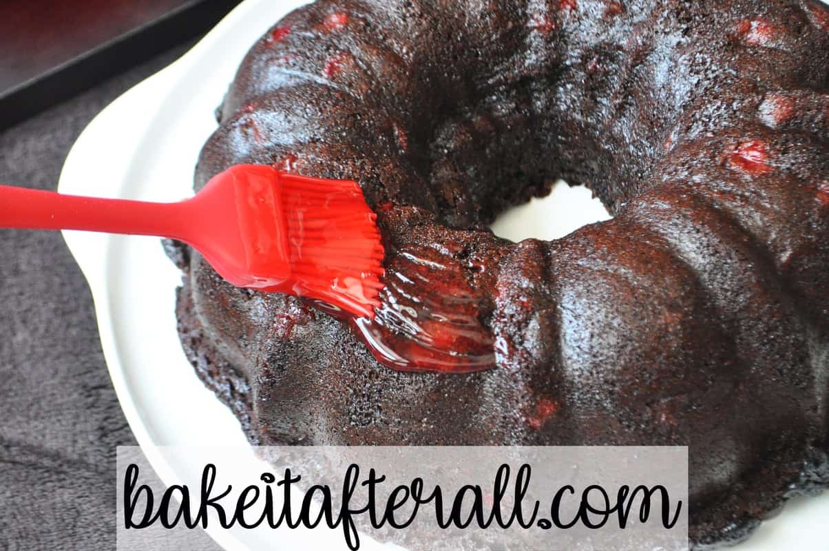 Cherry Chocolate Cheesecake Bundt Cake - You're Gonna Bake It After All