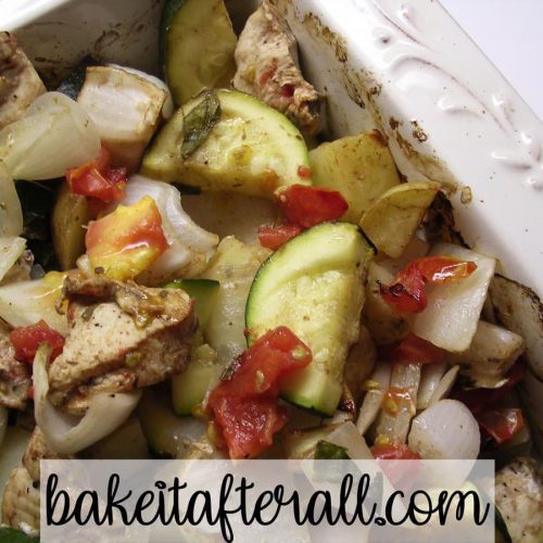 chicken and vegetable bake