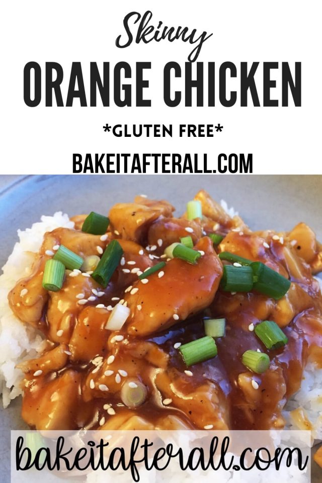 Skinny Orange Chicken - You're Gonna Bake It After All