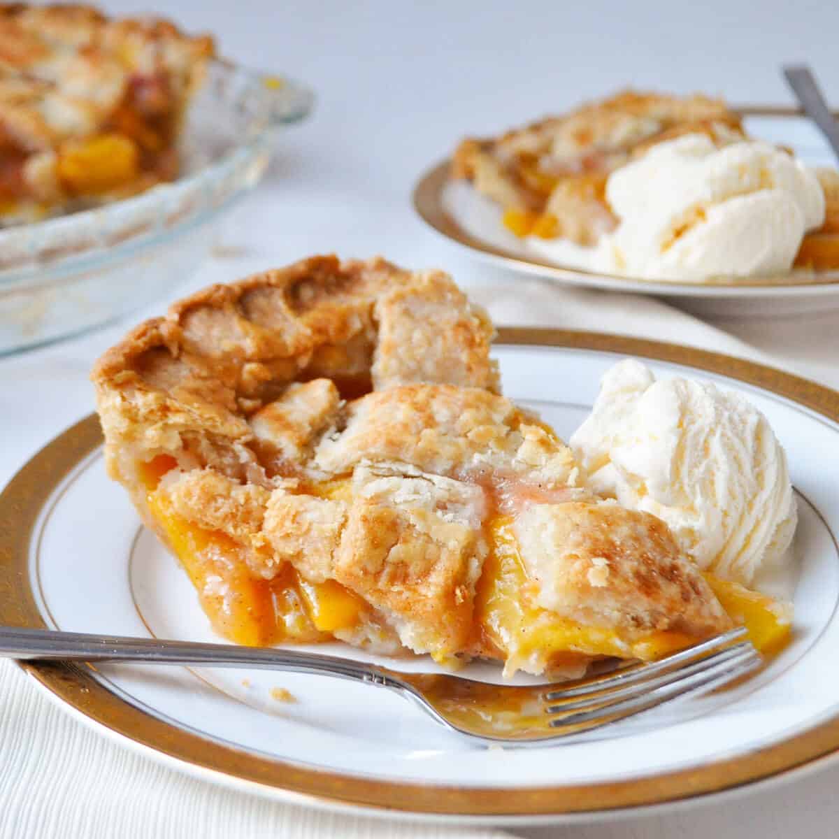 Easy Fresh Peach Pie - You're Gonna Bake It After All