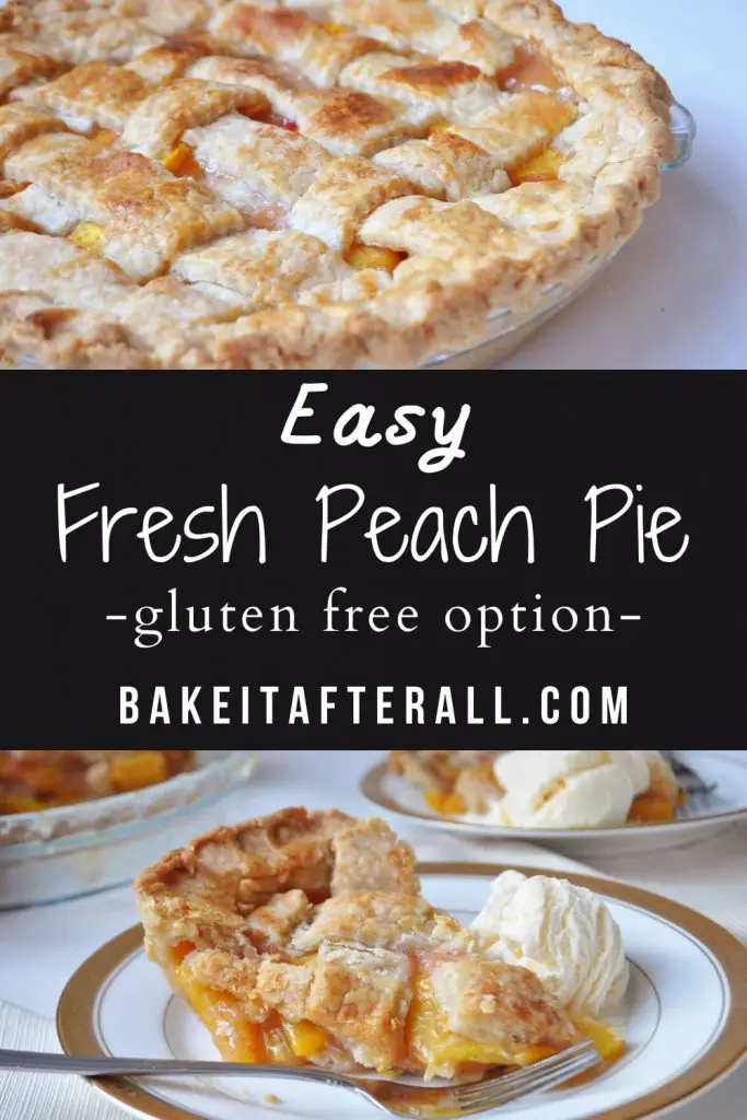 Easy Fresh Peach Pie