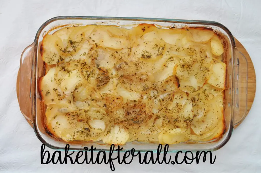 entire baked casserole dish