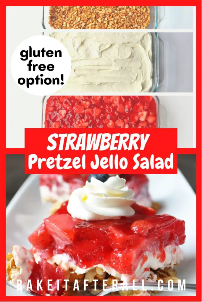 Strawberry Pretzel Jello Salad PIN
