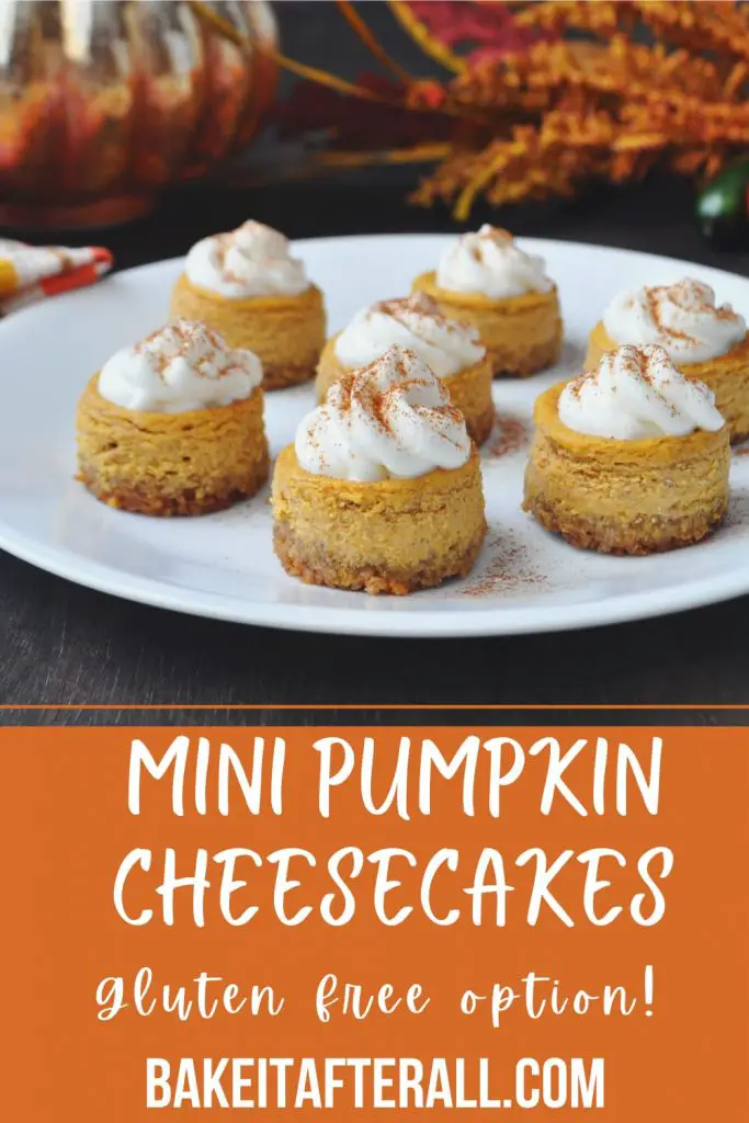Mini Pumpkin Cheesecakes PIN