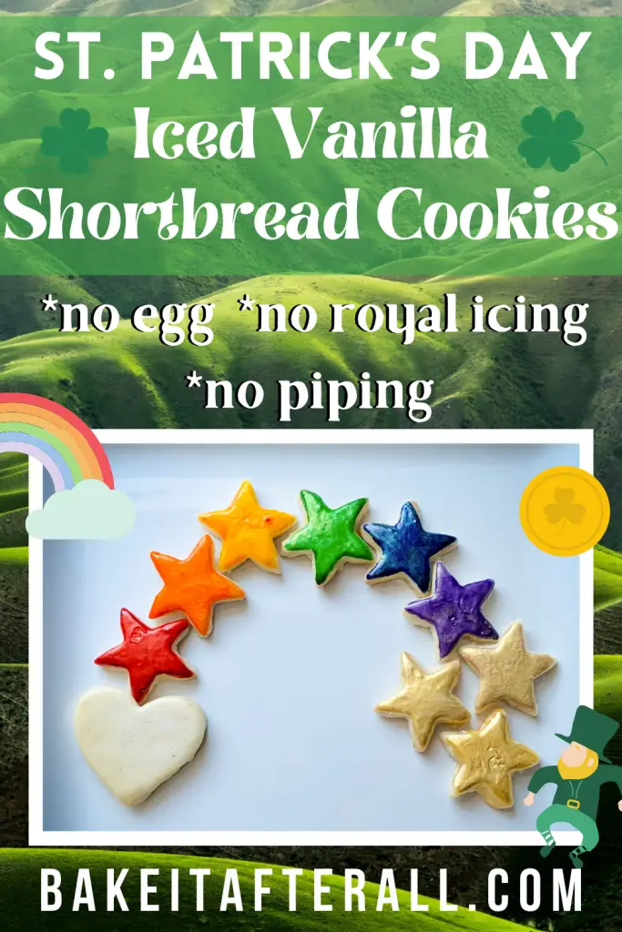 Painted Rainbow Cookies St. Patrick's Day Cookies Pin