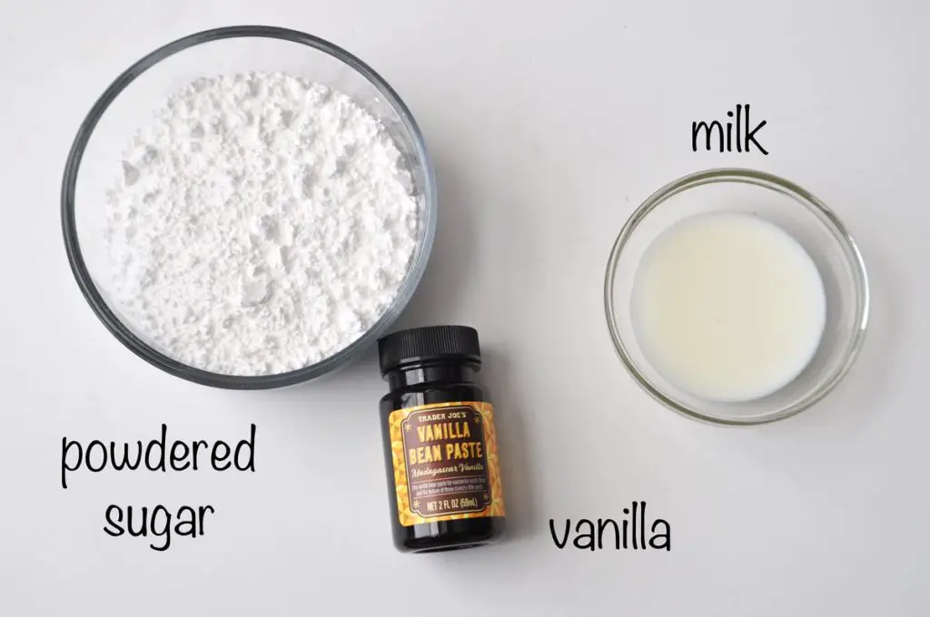 vanilla bean icing ingredients