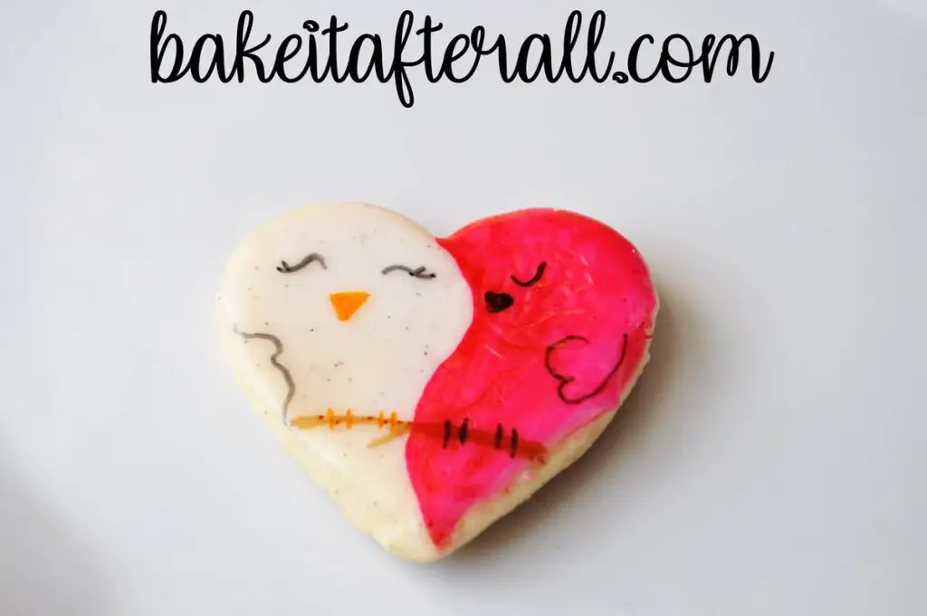 Love birds cookie