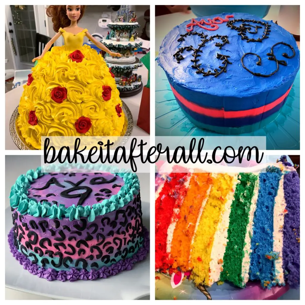 Cake Decorating Collage