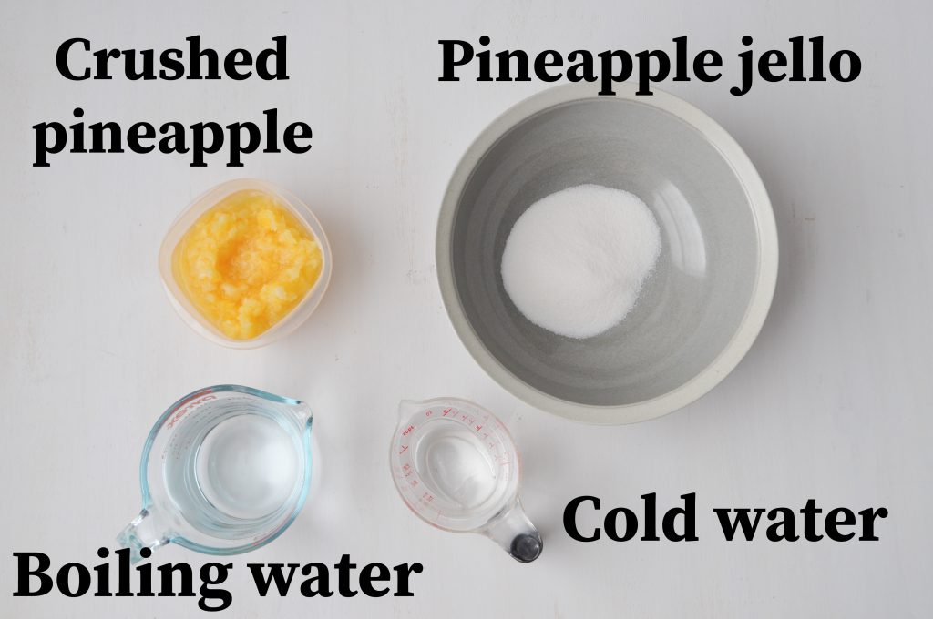 pineapple jello layer ingredients