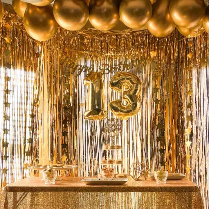 Golden Birthday Party