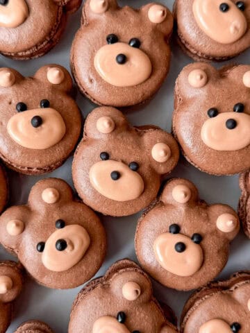 Teddy Bear Macarons