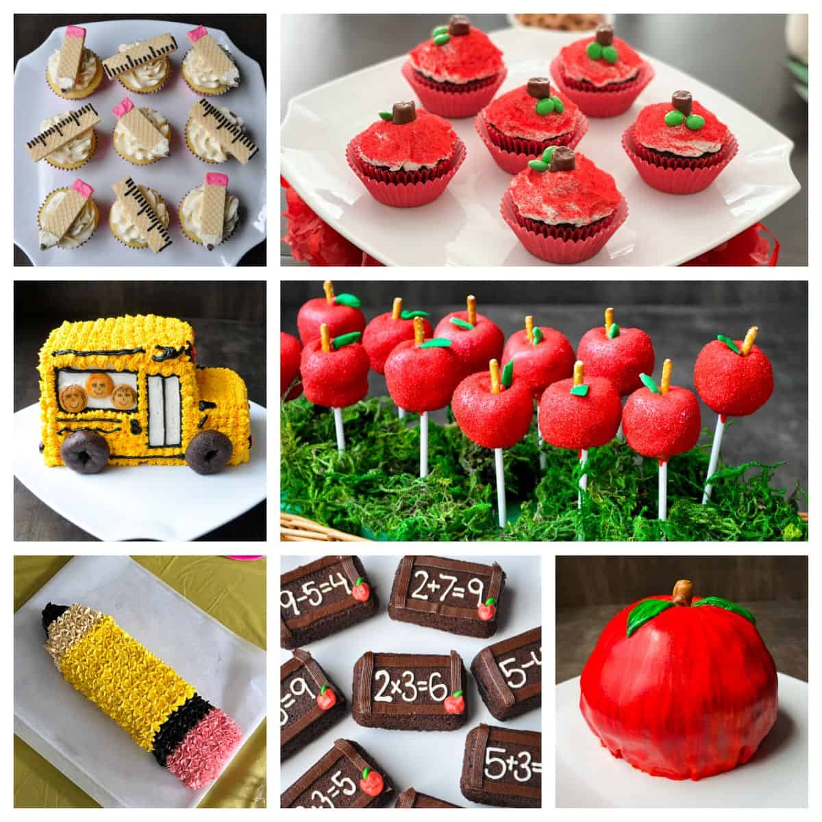Back to School treats collage