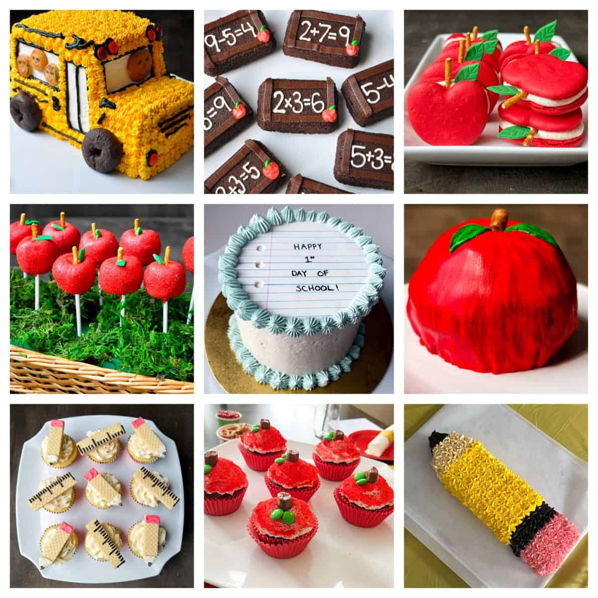 Back to School Treats collage