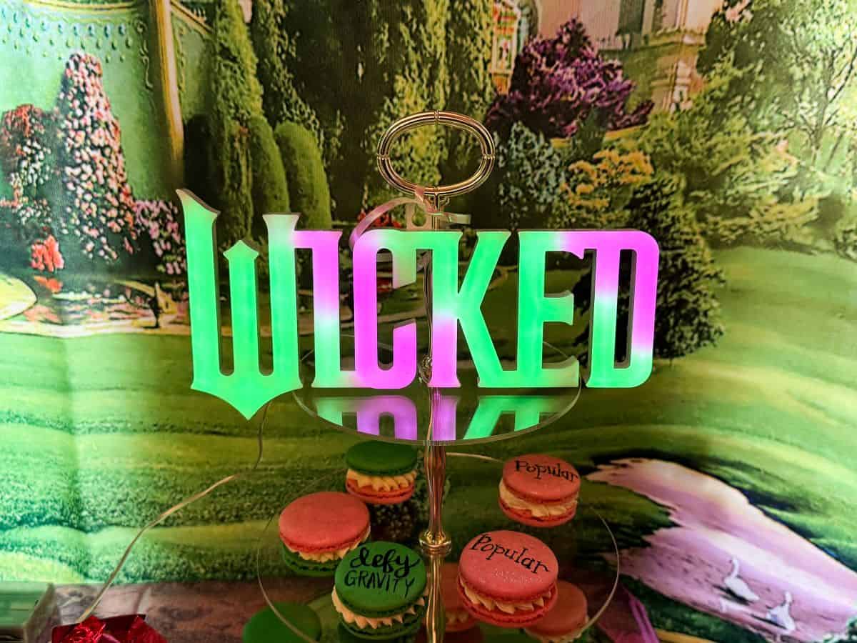 a light up WICKED sign
