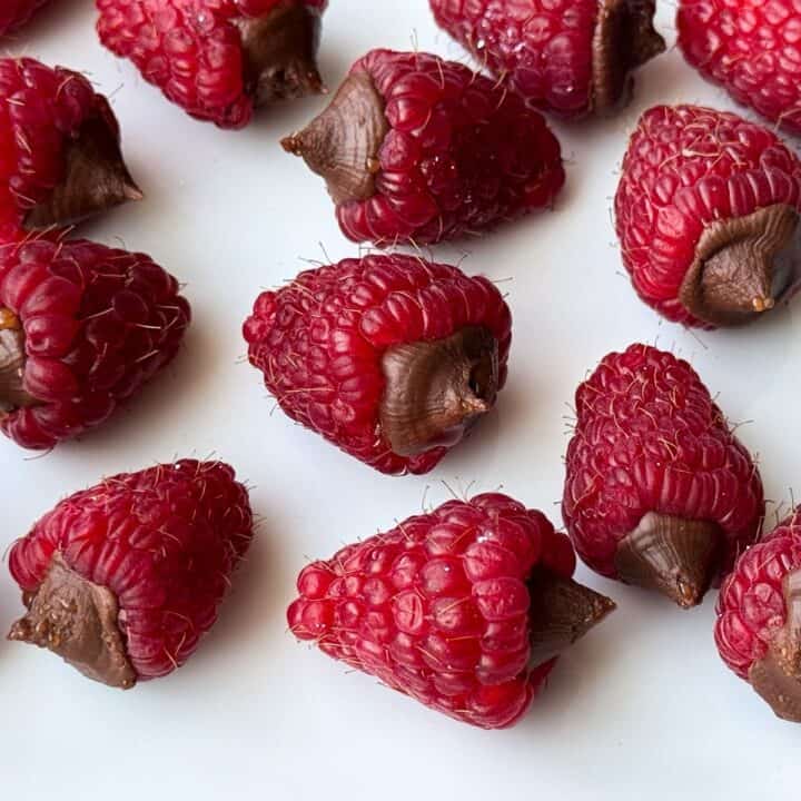 Chocolate Truffle Raspberries - You're Gonna Bake It After All