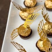 Easy Golden Snitch Candies