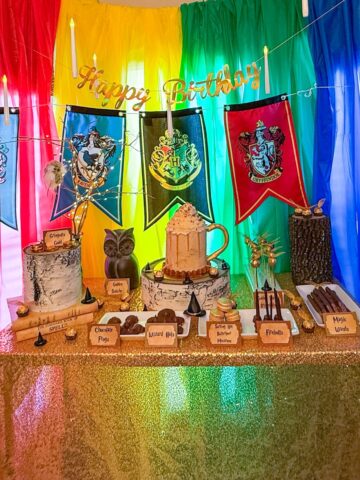 Harry Potter Birthday Party Dessert Table